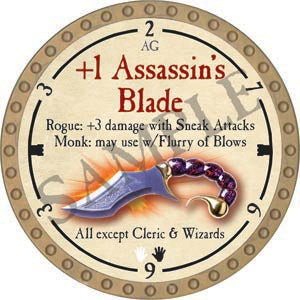 +1 Assassin's Blade - 2020 (Gold) - C204