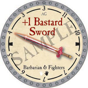 +1 Bastard Sword - 2020 (Platinum) - C157