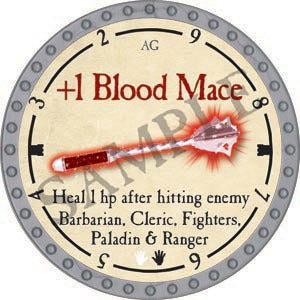 +1 Blood Mace - 2020 (Platinum) - C157