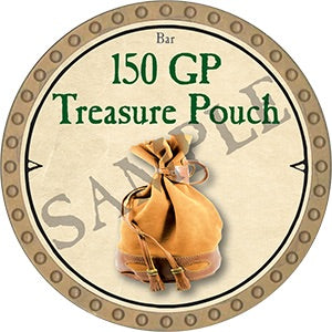 150 GP Treasure Pouch - 2021 (Gold) - C155