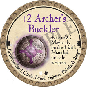 +2 Archer’s Buckler - 2018 (Gold) - C3