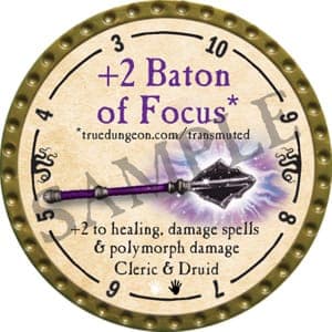 +2 Baton of Focus - 2016 (Gold) - C101