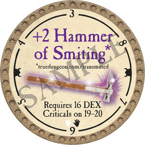 +2 Hammer of Smiting - 2018 (Gold) - C132