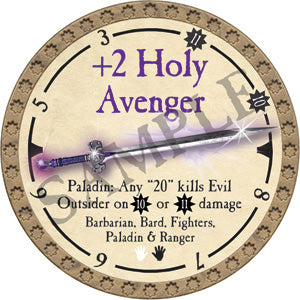 +2 Holy Avenger - 2019 (Gold) - C156