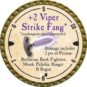 +2 Viper Strike Fang - 2014 (Gold) - C119