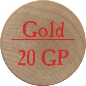 20 Gold Pieces (R) - 2004 (Wooden) - C37