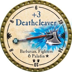 +3 Deathcleaver - 2015 (Gold) - C165