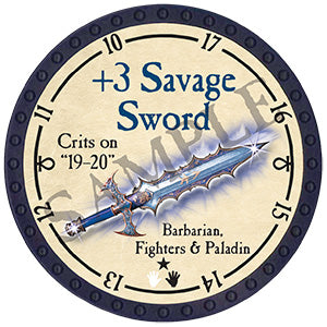 +3 Savage Sword - 2024 (Blue)