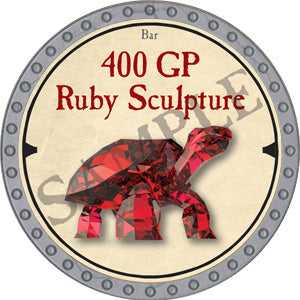 400 GP Ruby Sculpture - 2019 (Platinum) - C155