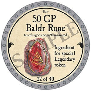 50 GP Baldr Rune - 2025 (Platinum) - C1