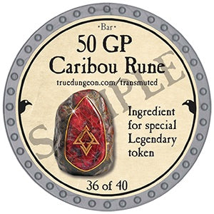 50 GP Caribou Rune - 2025 (Platinum) - C166