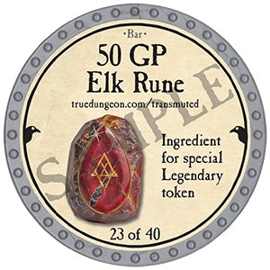 50 GP Elk Rune - 2025 (Platinum) - C184
