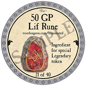 50 GP Lif Rune - 2025 (Platinum) - C118