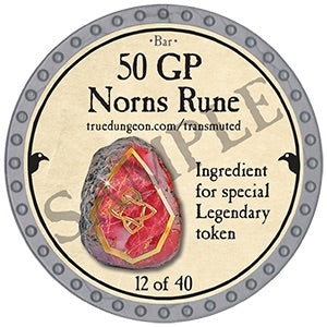 50 GP Norns Rune - 2025 (Platinum) - C201