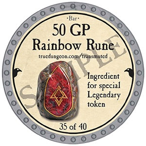 50 GP Rainbow Rune - 2025 (Platinum) - C184