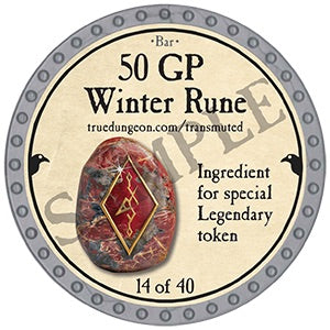 50 GP Winter Rune - 2025 (Platinum) - C209