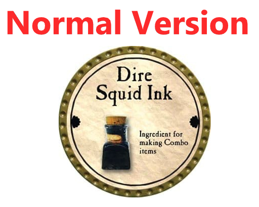 Dire Squid Ink - 2011 (Gold) - Golden Ticket Red Text - C37