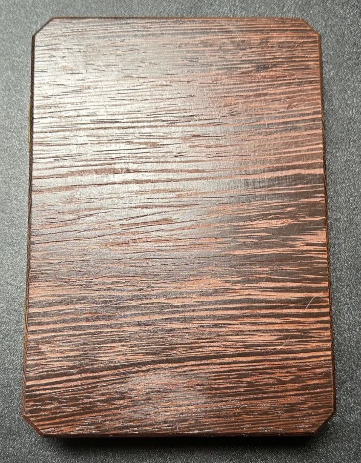 Large Clamshell Token Holder - Wenge Wood (24 Tokens) - C51