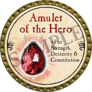 Amulet of the Hero - 2016 (Gold) - C132