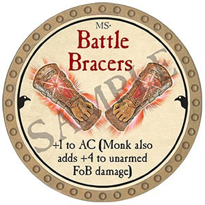 Battle Bracers - 2025 (Gold) - C140