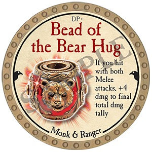 Bead of the Bear Hug - 2025 (Gold) - C144