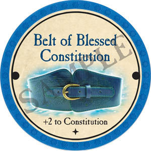 Belt of Blessed Constitution - 2017 (Light Blue) - C135