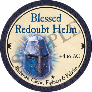Blessed Redoubt Helm - 2018 (Blue) - C156