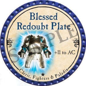 Blessed Redoubt Plate - 2016 (Blue) - C132