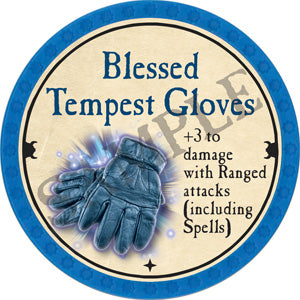 Blessed Tempest Gloves - 2018 (Light Blue) - C203