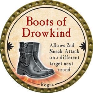 Boots of Drowkind - 2015 (Gold) - C132