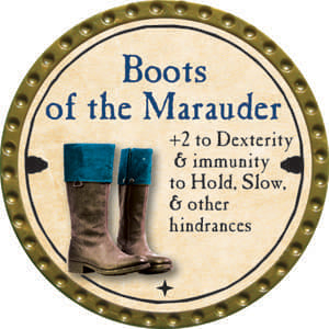 Boots of the Marauder - 2014 (Gold) - C156
