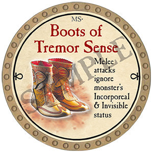 Boots of Tremor Sense - 2024 (Gold) - C184