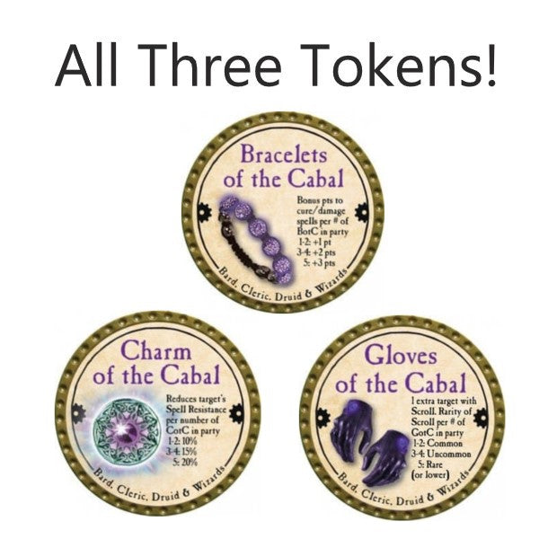 Cabal Set - 3 Tokens (Gold) - C69