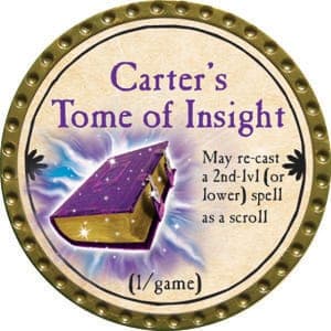 Carter's Tome of Insight - 2015 (Gold) - C007