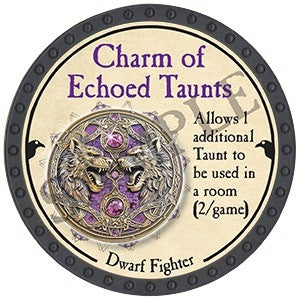 Charm of Echoed Taunts - 2025 (Onyx) - C54