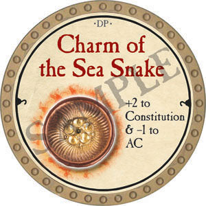 Charm of the Sea Snake - 2022 (Gold) - C66