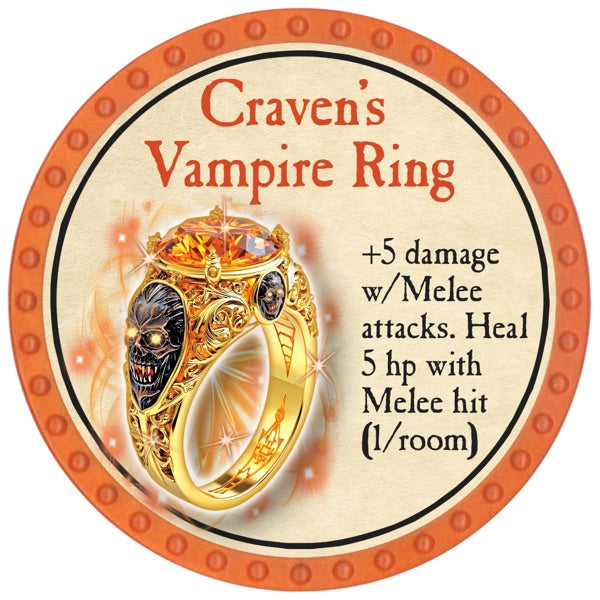 Craven's Vampire Ring - 2026 (Orange)