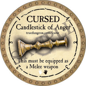 CURSED Candlestick of Anger - 2022 (Gold) - C37