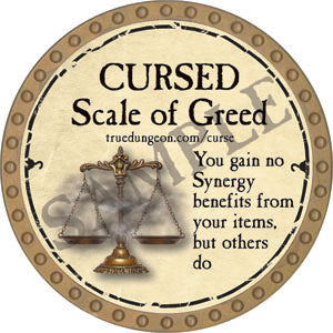 CURSED Scale of Greed - 2022 (Gold) - C209