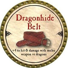 Dragonhide Belt - 2010 (Gold) - C214