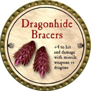 Dragonhide Bracers - 2012 (Gold) - C154