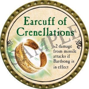 Earcuff of Crenellations - 2016 (Gold) - C132