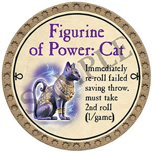 Figurine of Power: Cat - 2024 (Gold) - C154