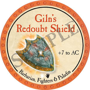 Giln's Redoubt Shield - 2017 (Orange) - C007