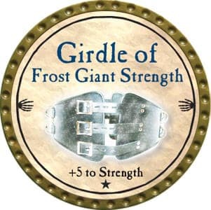 Girdle of Frost Giant Strength - 2012 (Gold) - C66