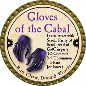 Gloves of the Cabal - 2013 (Gold) - C148
