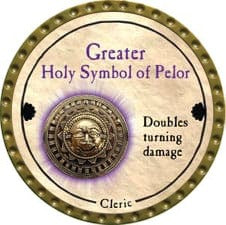 Greater Holy Symbol of Pelor - 2011 (Gold) - C132
