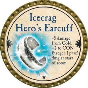 Icecrag Hero's Earcuff - 2015 (Gold) - C157