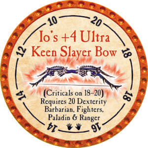 Io’s +4 Ultra Keen Slayer Bow - 2014 (Orange) - C12