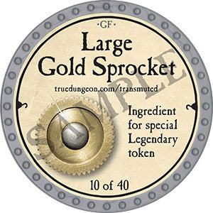 Large Gold Sprocket - 2022 (Platinum) - C80